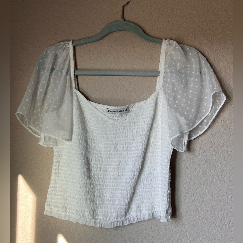 Abercrombie & Fitch, Medium, White.
